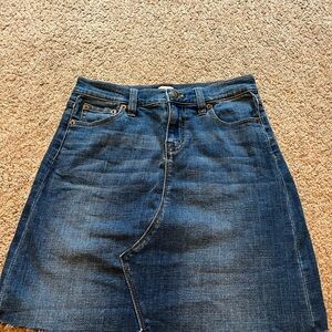 J. Crew Blue Denim Skirt